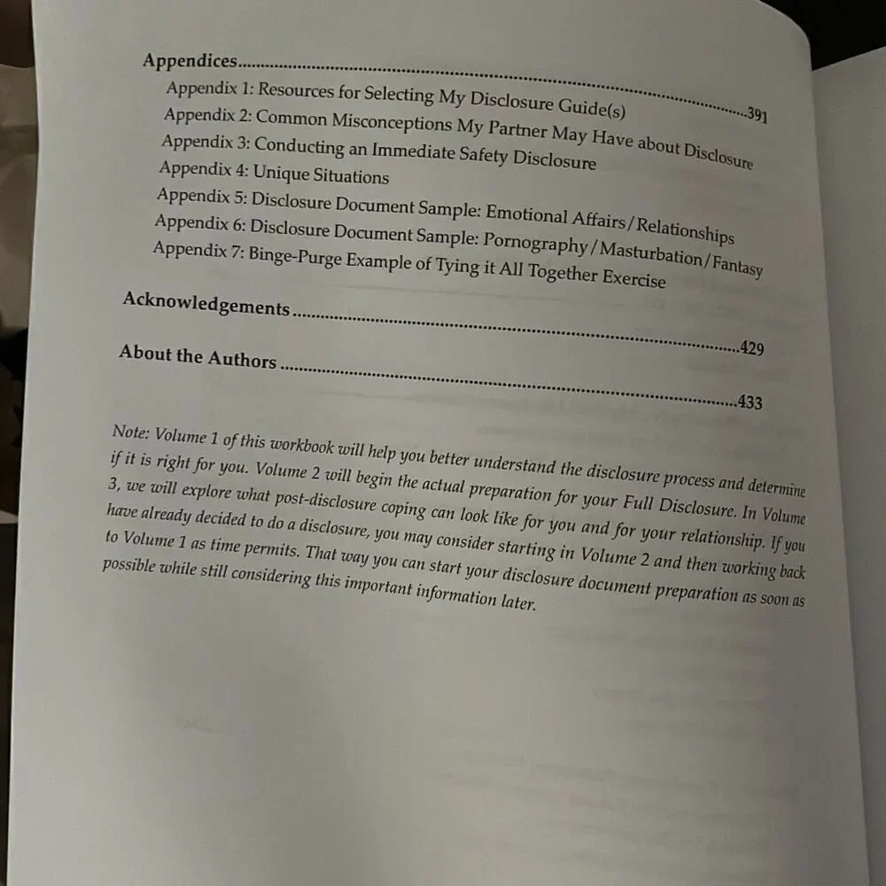 NEW Full Disclosure Workbook - Picture 9 of 10